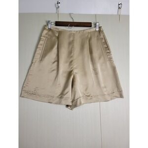 Ralph Lauren Purple Label Ainsworth Washed Satin Shorts Womens 8 $990